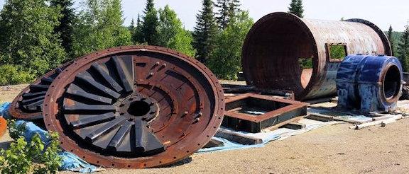 Allis Chalmers 8' X 14' (2.4m X 4.3m) Ball Mill With 450 Hp Motor)